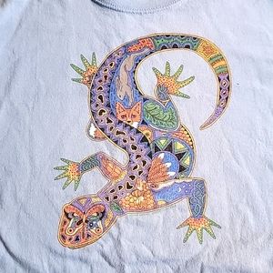 🦎LIZARD TEE🦎SIZE M🦎UC🦎EARTH ART🦎